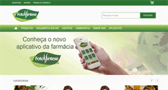 Desktop Screenshot of farmaciafotossintese.com.br