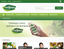 Tablet Screenshot of farmaciafotossintese.com.br